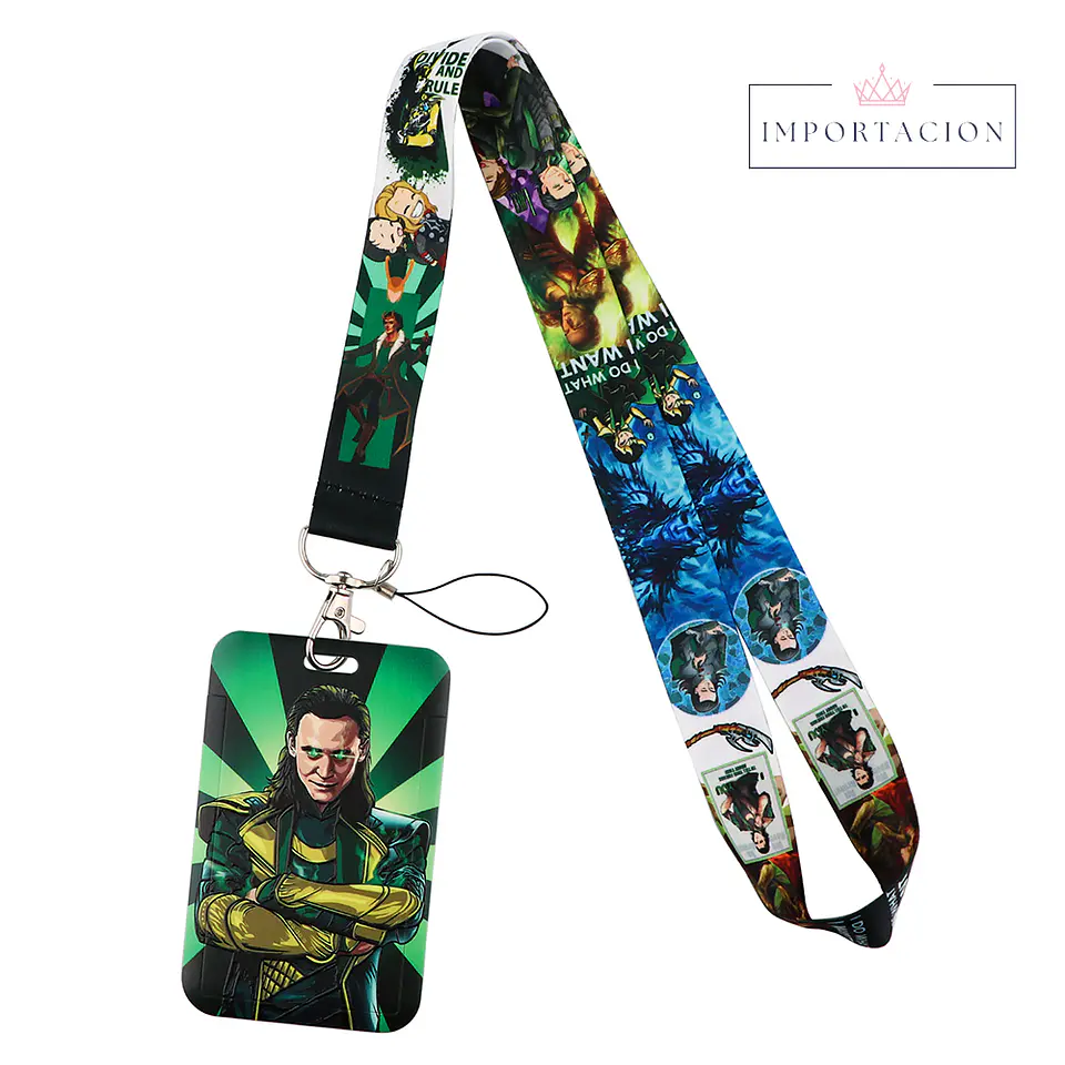 Preventa Portacredencial Vertical + Lanyard Loki 1