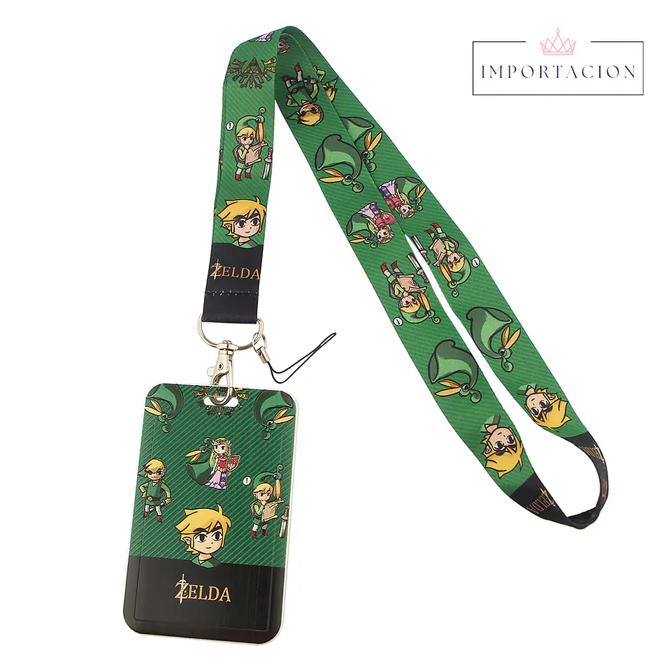 Preventa Portacredencial Vertical + Lanyard Zelda 1