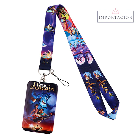 Preventa Portacredencial Vertical + Lanyard Aladdin 2