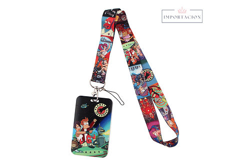 Preventa Portacredencial + Lanyard Futurama