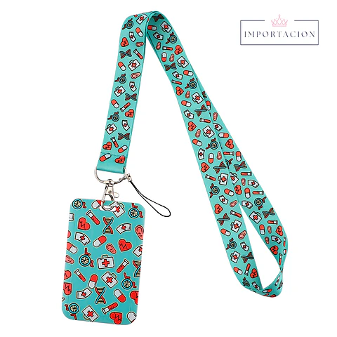 Preventa Portacredencial Vertical + Lanyard Medicina