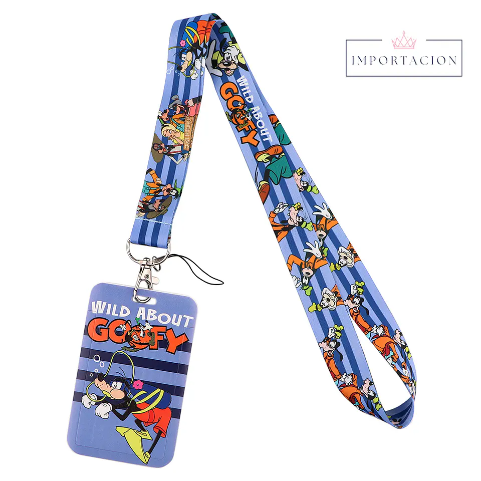 Preventa Portacredencial Vertical + Lanyard Goofy 1