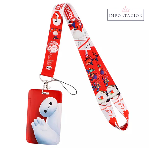 Preventa Portacredencial + Lanyard Baymax