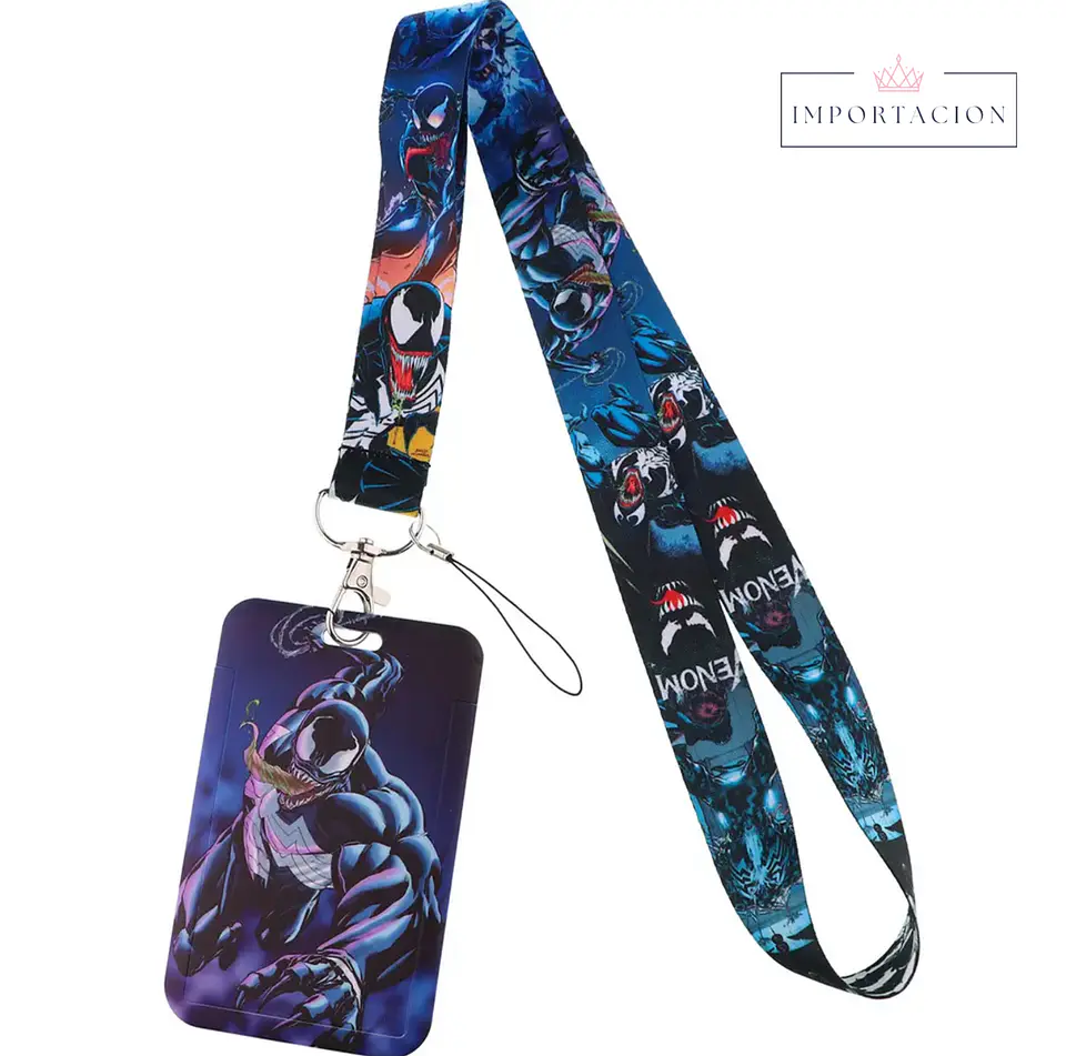 Preventa Portacredencial Vertical + Lanyard Venom 1