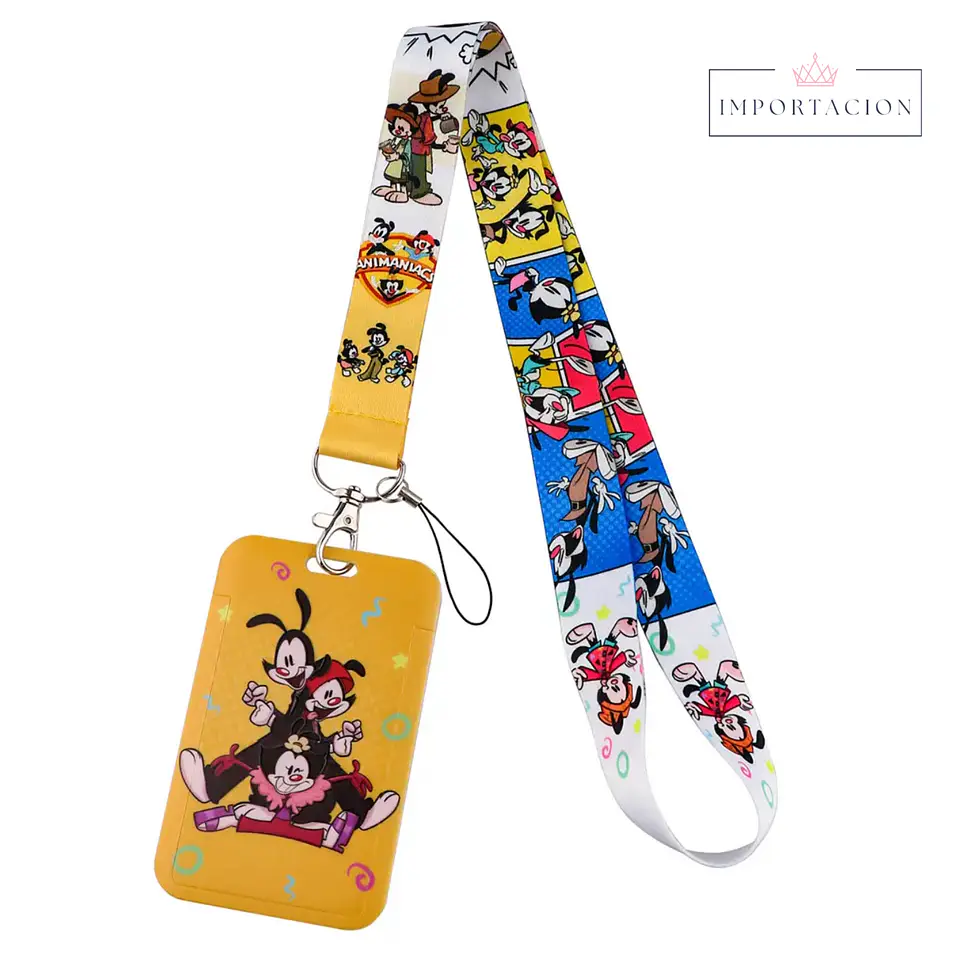 Preventa Portacredencial Vertical + Lanyard Animaniac 1