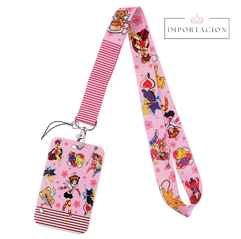 Preventa  Portacredencial Vertical + Lanyard Sakura Card Captor