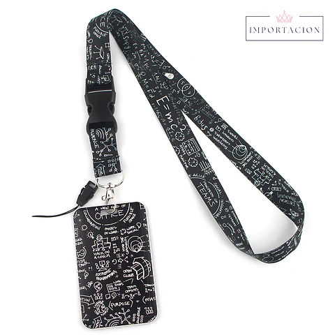 Preventa Portacredencial Vertical + Lanyard Matemáticas
