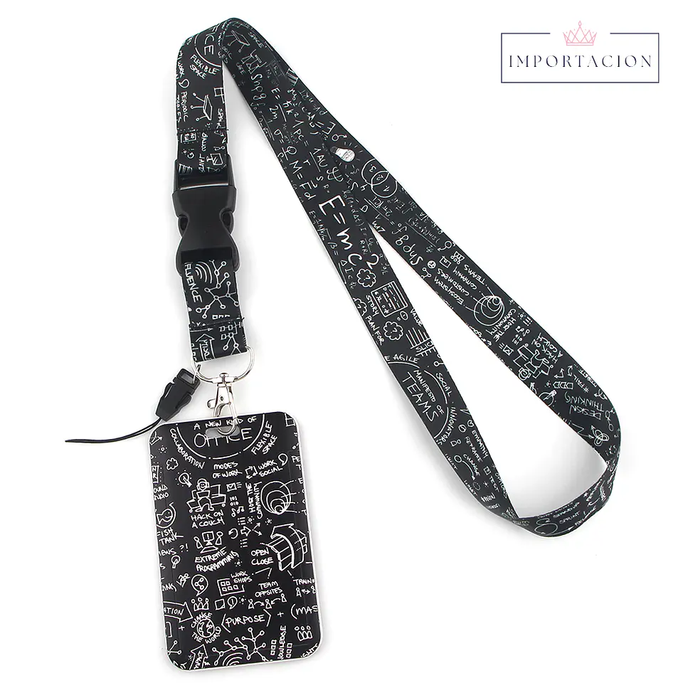 Preventa Portacredencial Vertical + Lanyard Matemáticas 1