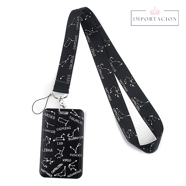 Preventa Portacredencial + Lanyard Horóscopo Astrología