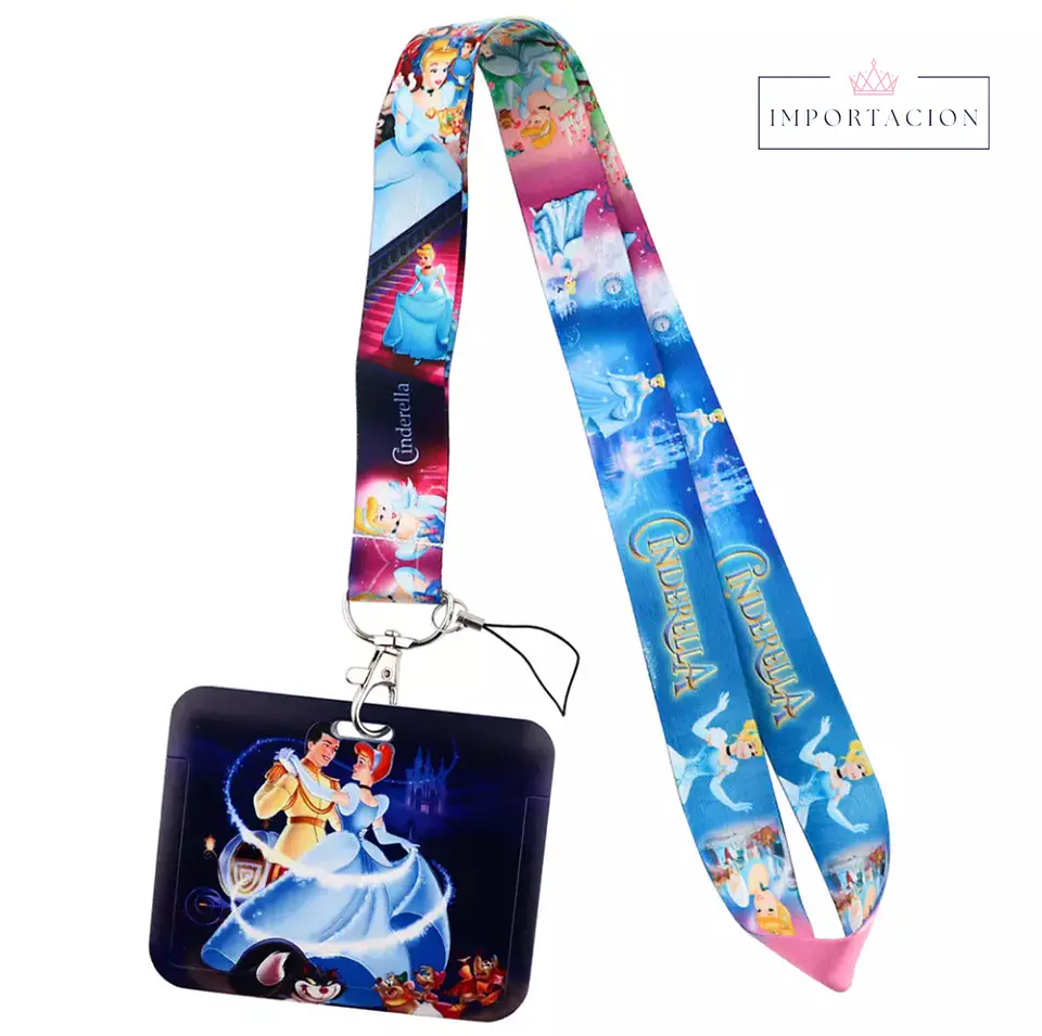 Preventa Portacredencial Horizontal + Lanyard Cenicienta 1