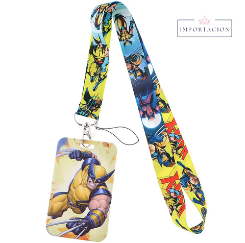 Preventa Portacredencial Vertical + Lanyard X-men