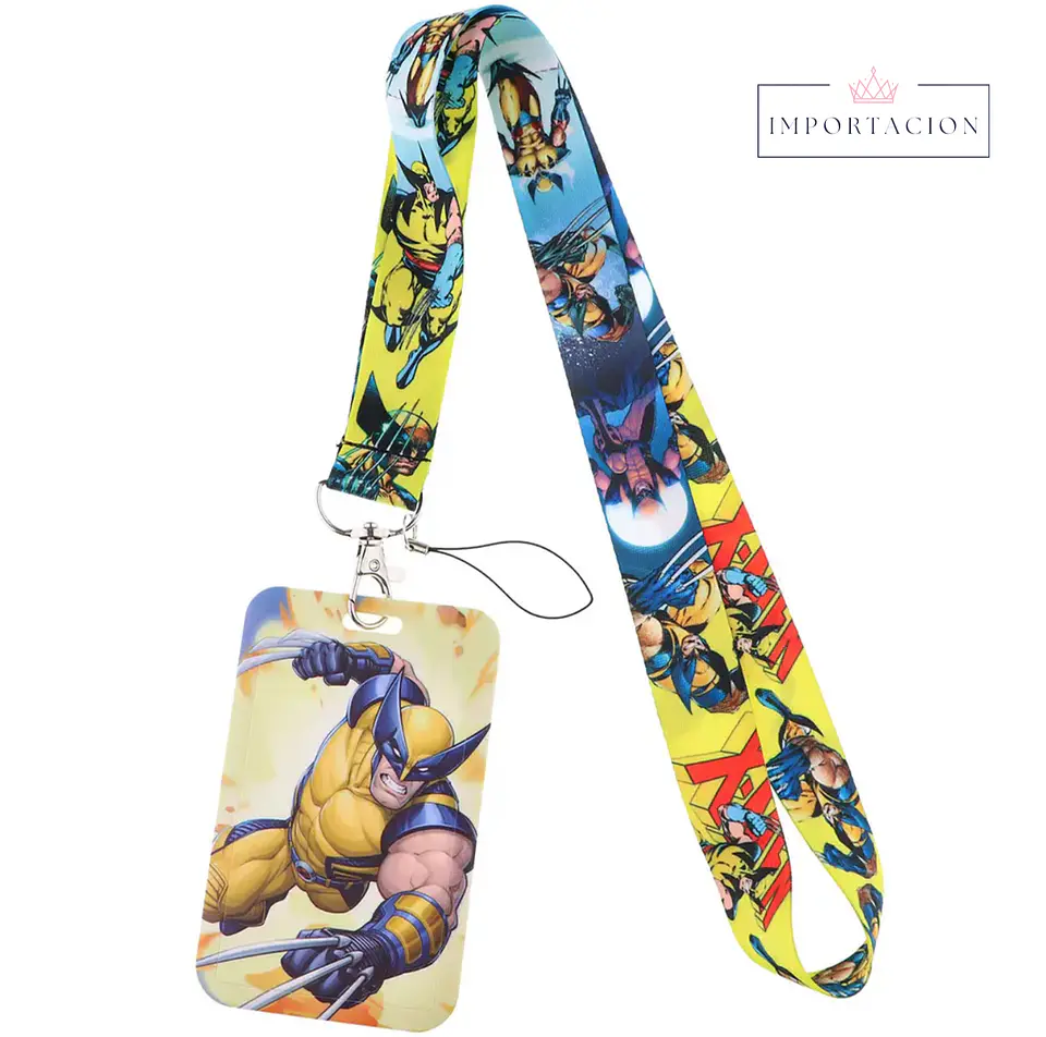 Preventa Portacredencial Vertical + Lanyard X-men 1