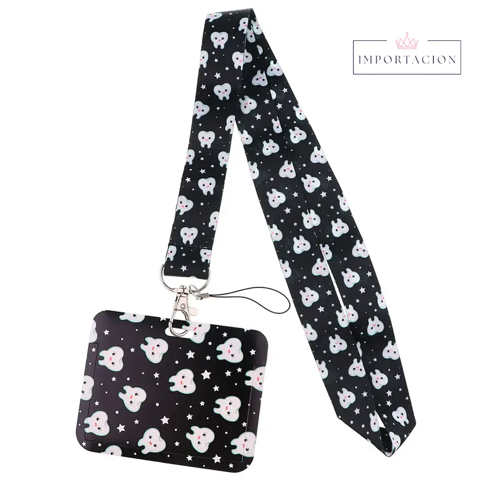 Preventa Portacredencial Horizontal + Lanyard Dentistas 3 Colores 4