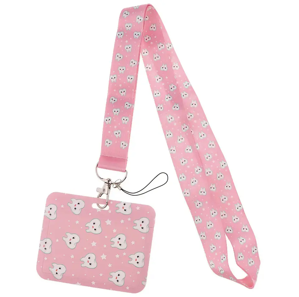 Preventa Portacredencial Horizontal + Lanyard Dentistas 3 Colores 5