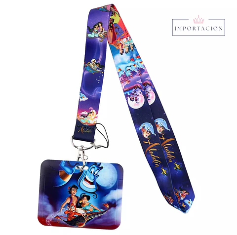 Preventa Portacredencial Horizontal + Lanyard Aladdin 