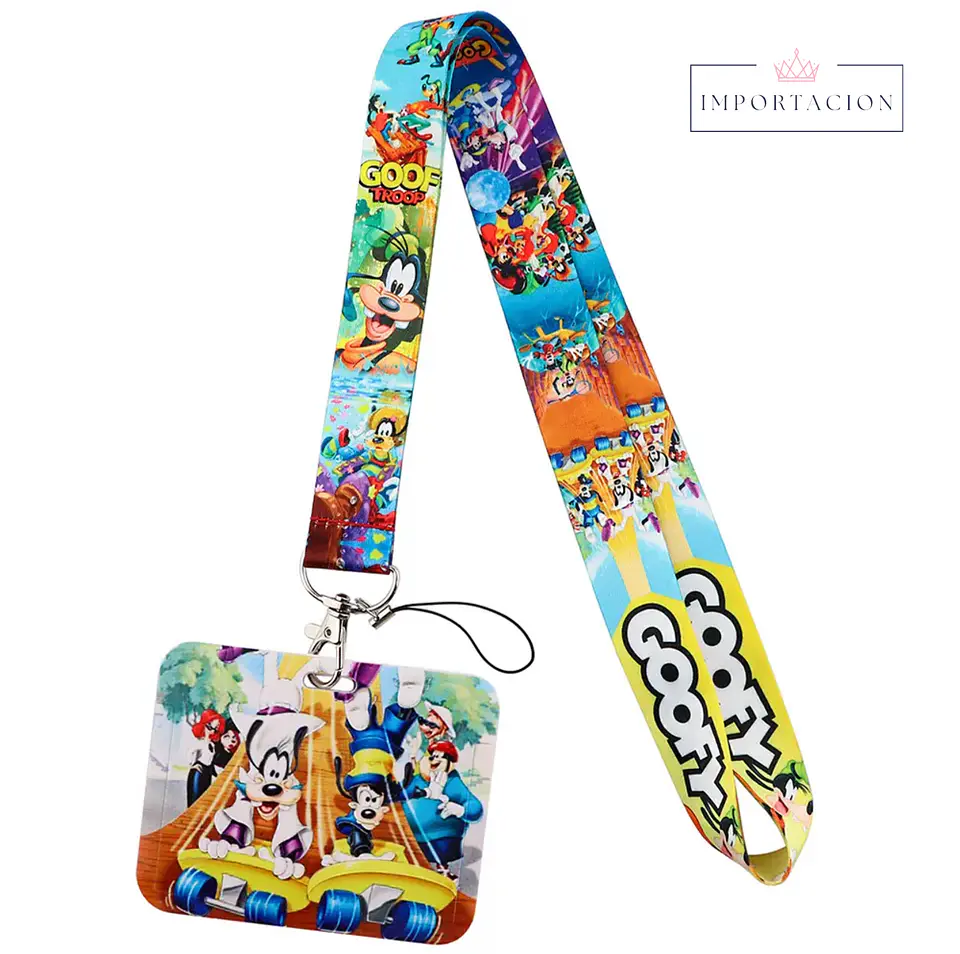 Preventa Portacredencial Horizontal + Lanyard Goofy 1