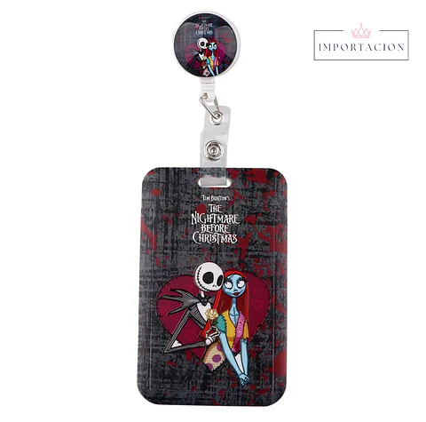 Preventa Portacredencial Vertical + Hebilla Retractil Jack & Sally