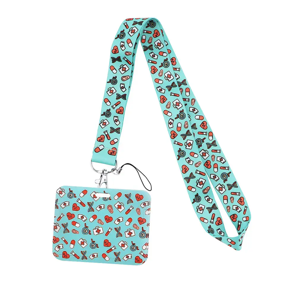 Preventa Portacredencial Horizontal + Lanyard Enfermeros  2