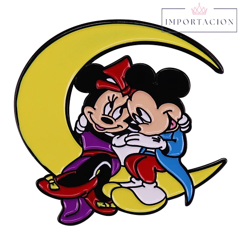 Preventa Pin Mickey And Minnie Luna