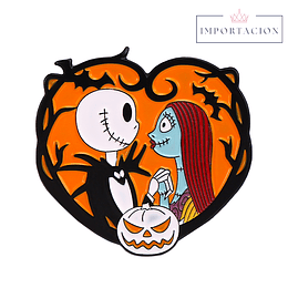 Preventa Pin Jack And Sally Halloween