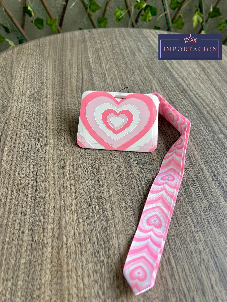 Preventa Portacredencial Horizontal + Lanyard Corazon  1