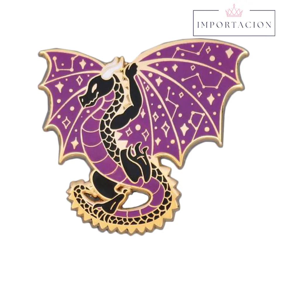 Preventa Pin Dragon Morado 1