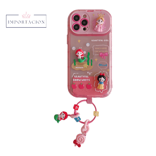 Preventa Carcasa iPhone Princesas 3D