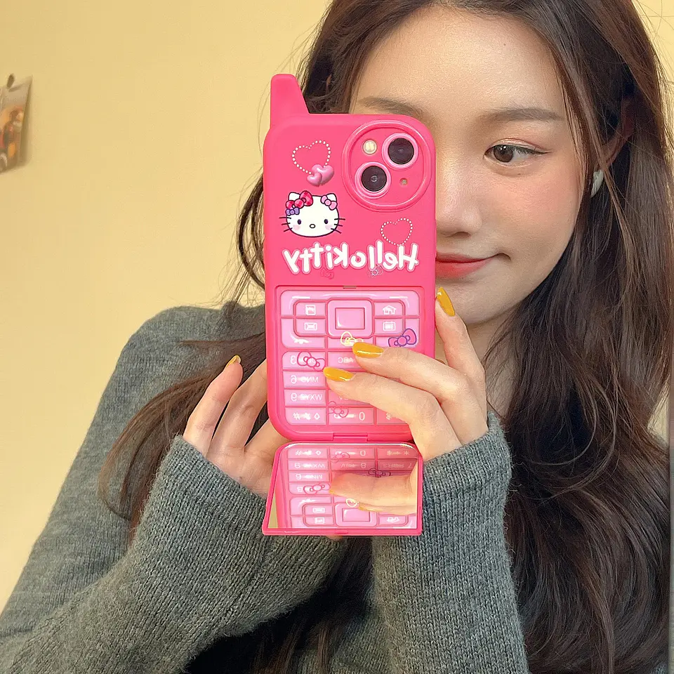 Preventa Carcasa iPhone Hello Kitty Phone Con Espejo 6