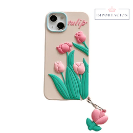Preventa Carcasa iPhone Tulipan Korean 3D