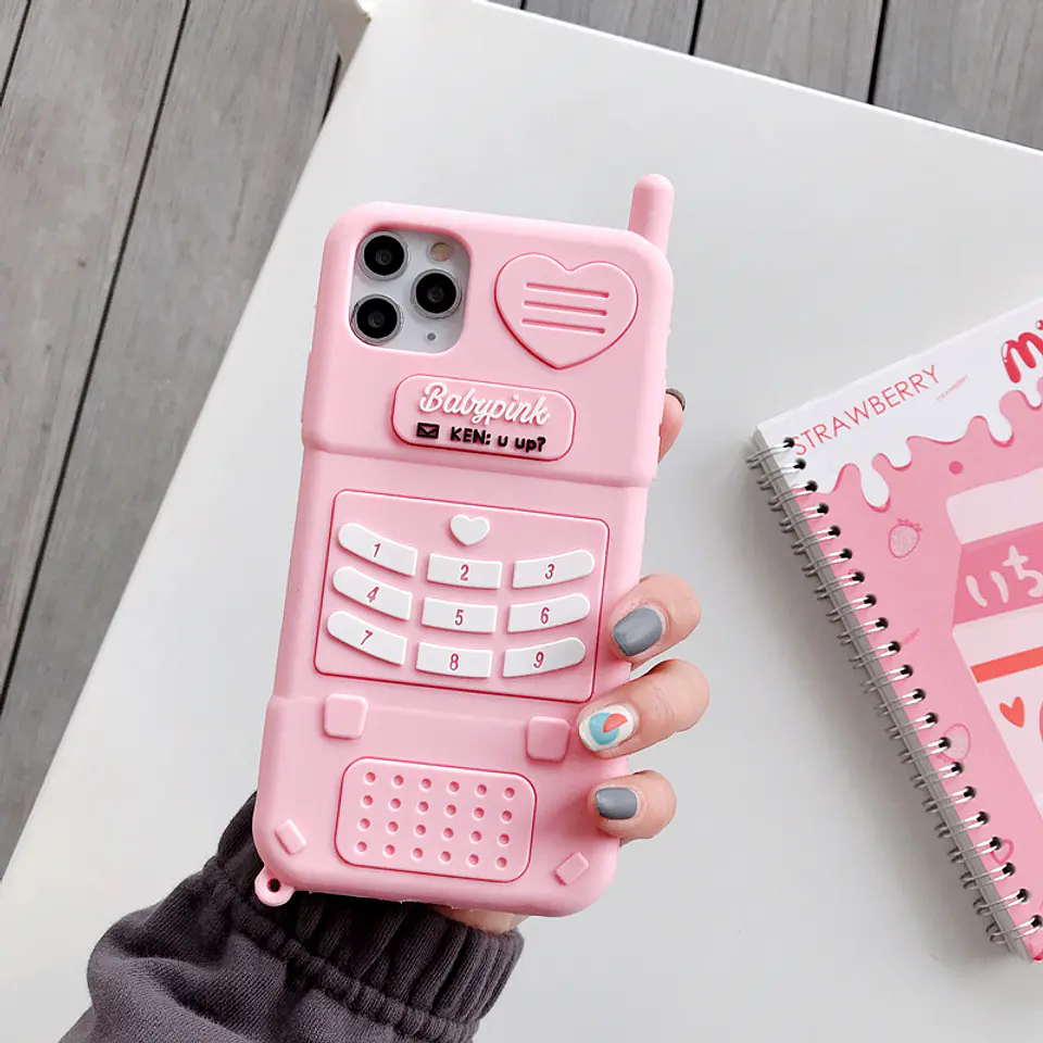 Preventa Carcasa iPhone Babypink Phone Korean 3D 4