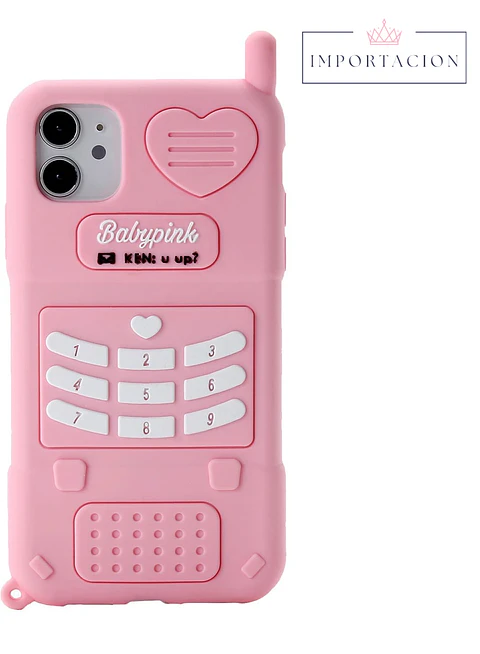 Preventa Carcasa iPhone Babypink Phone Korean 3D