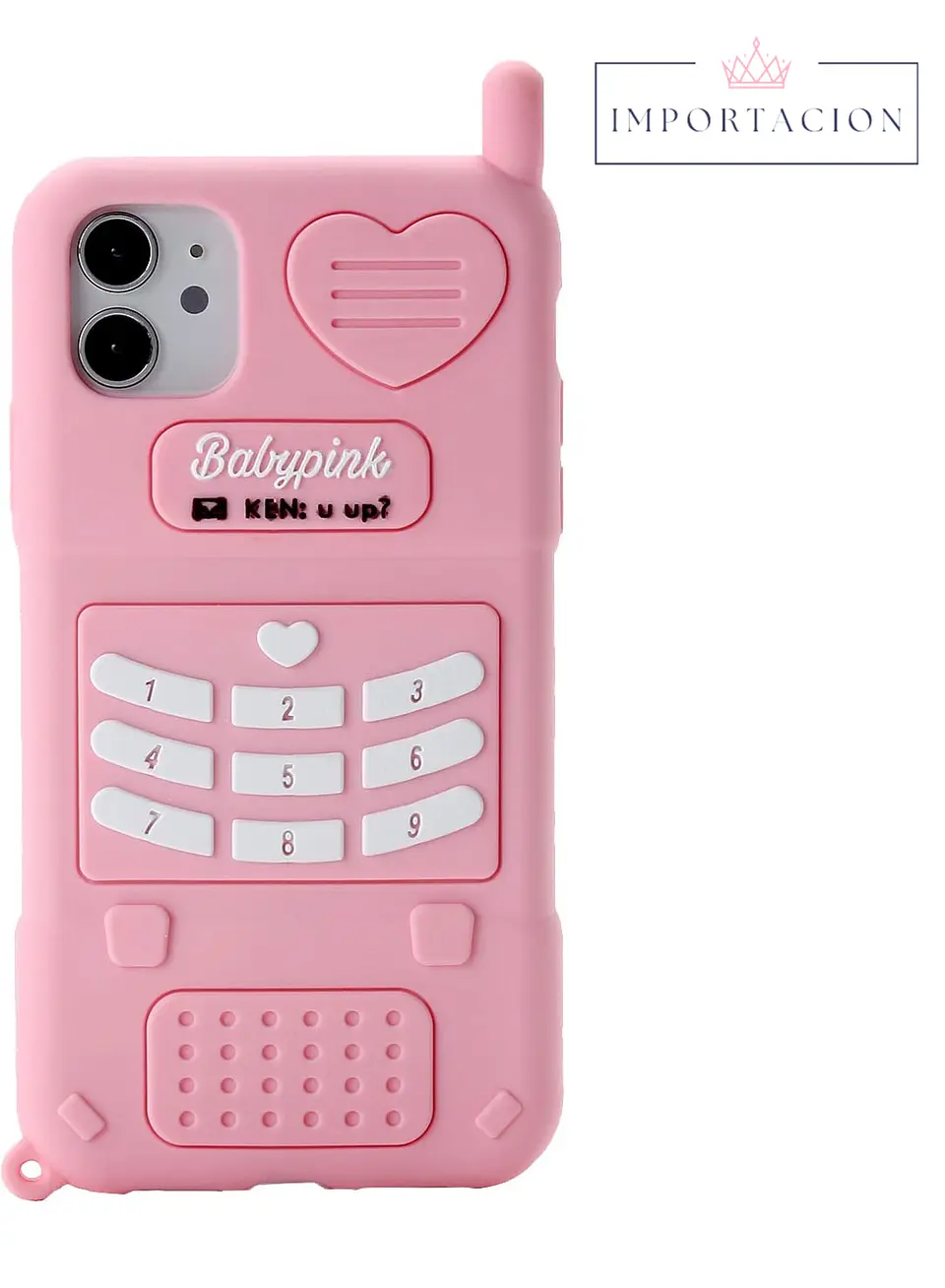 Preventa Carcasa iPhone Babypink Phone Korean 3D 1