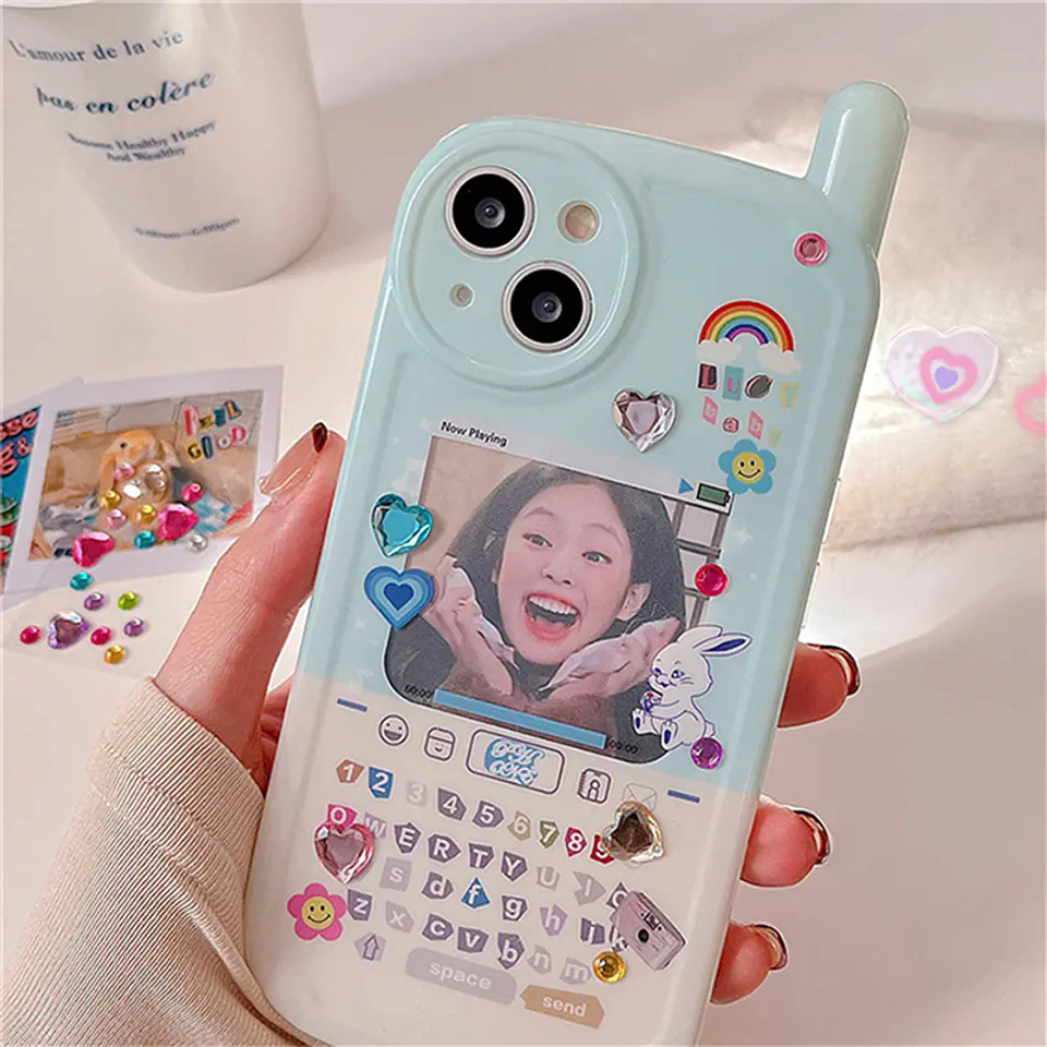 Preventa  Carcasa iPhone Kwaii Korean Porta Photocard 2