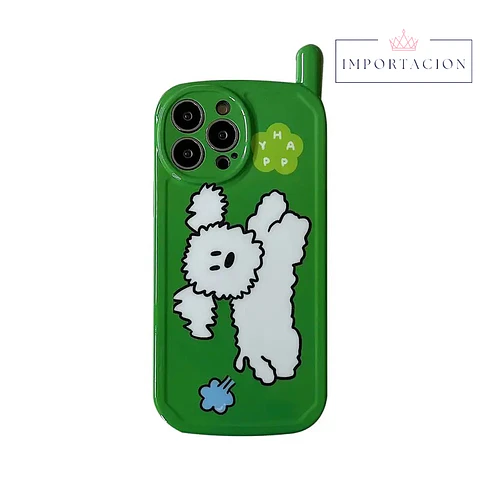 Preventa Carcasa iPhone Perrito Happy Korean