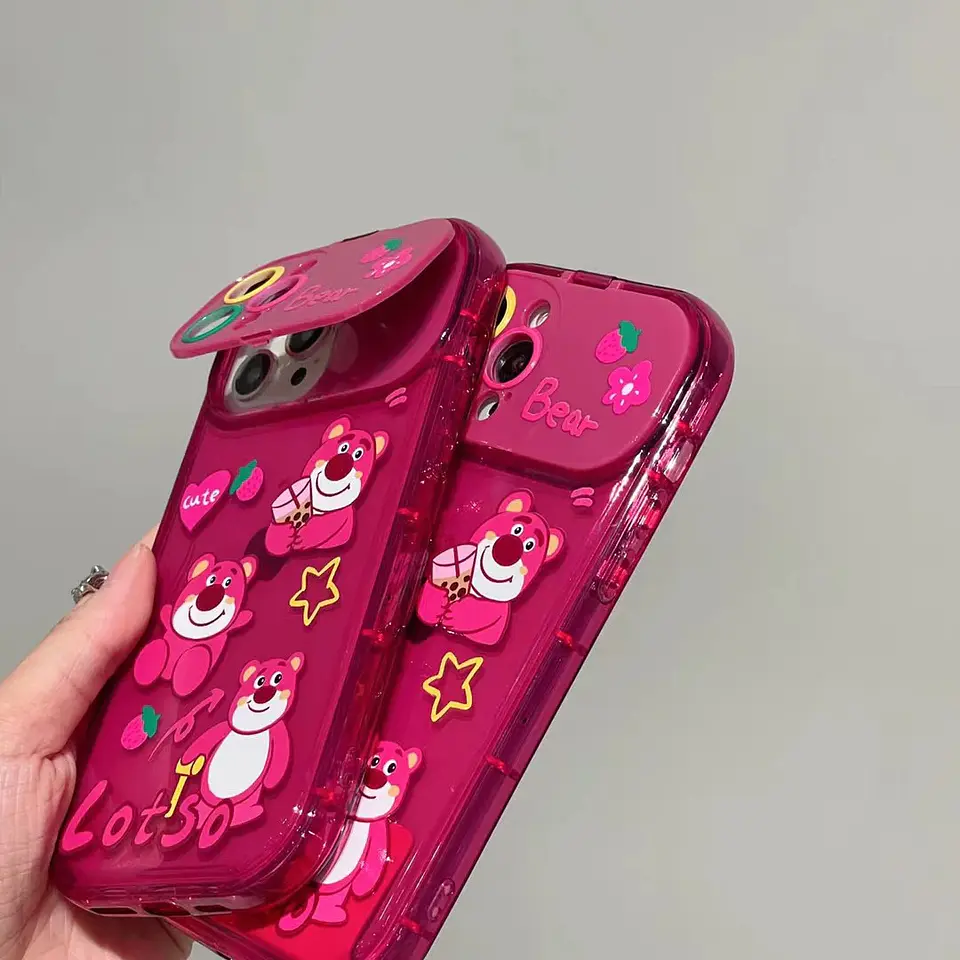 Preventa  Carcasa iPhone Lotso 3D + Colgante 3