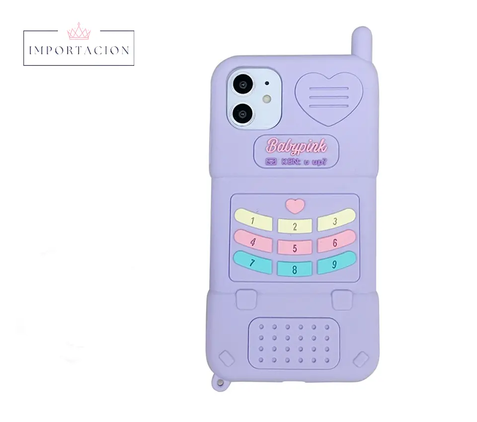 Preventa Carcasa iPhone Babypink Phone Korean 3D 5