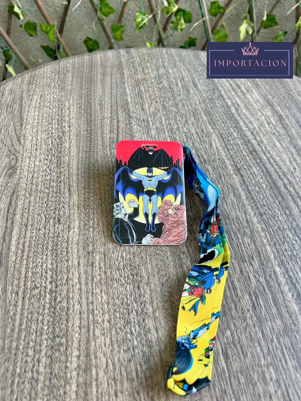 Preventa Portacredencial Vertical + Lanyard Batman  3