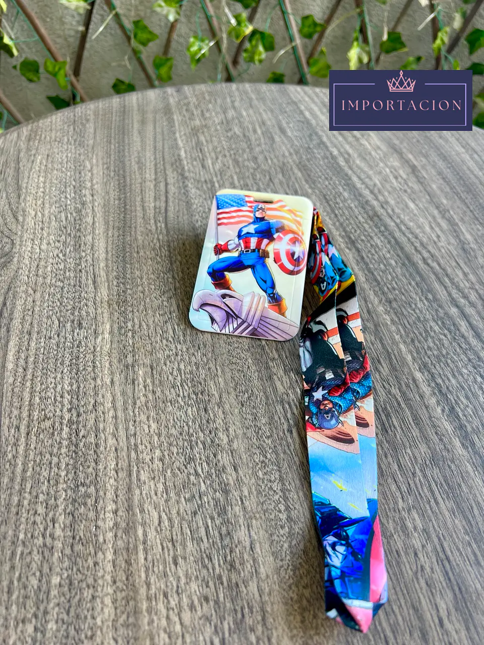 Preventa Portacredencial + Lanyard Capitán América 1