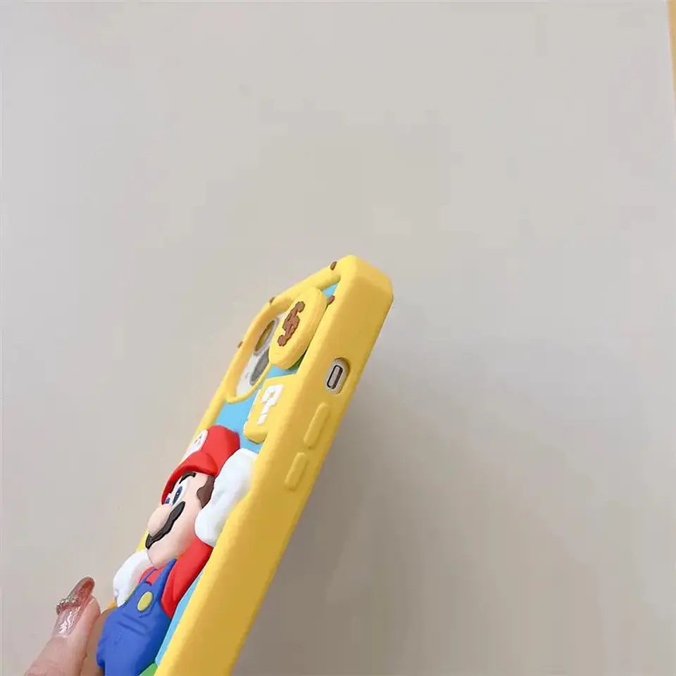 Preventa Carcasa Iphone Mario Bros 3D 4