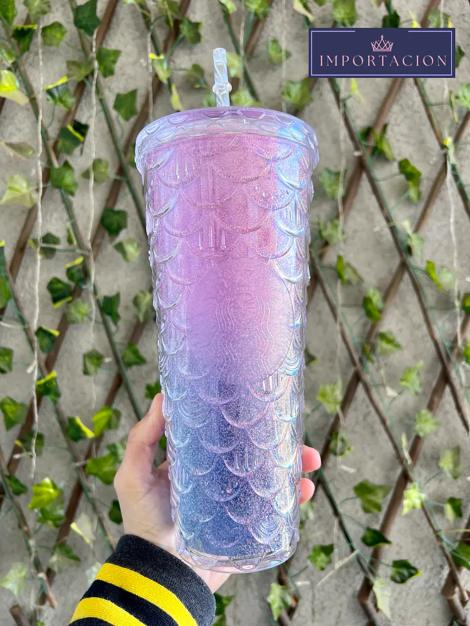 Preventa Vasos Sirena Escamas Doble Capa Starbucks 700ml 1