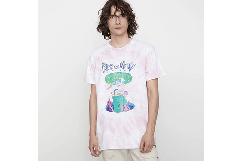 Polera Unisex Rick and Morty Oversize