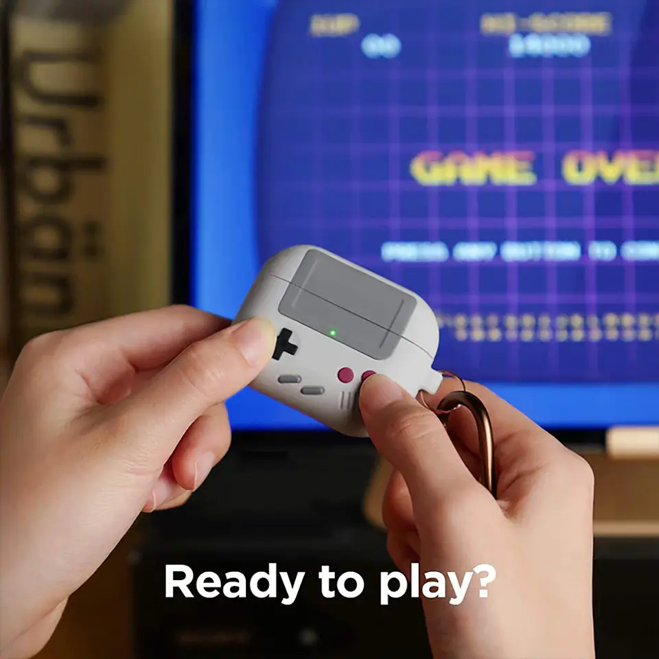 Preventa Carcasa AirPods Joysticks ochentero game 6