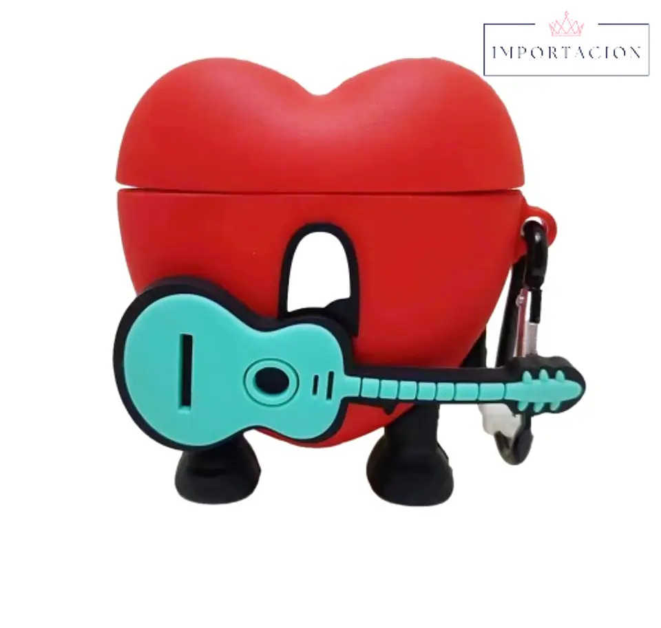 Preventa carcasa Airpods Bad Bunny 3