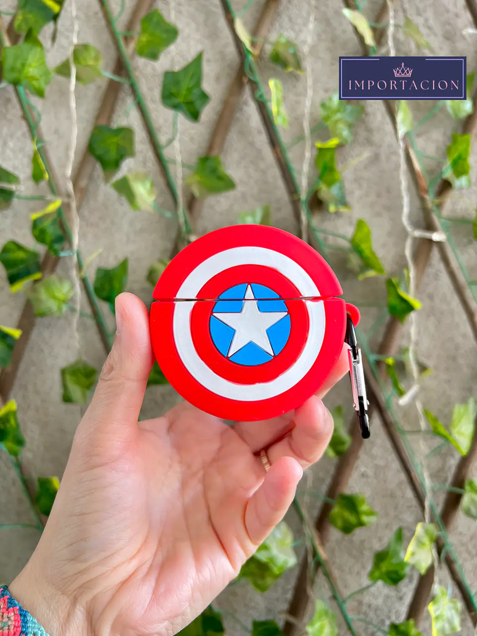 Preventa carcasa Airpods Capitán América 1