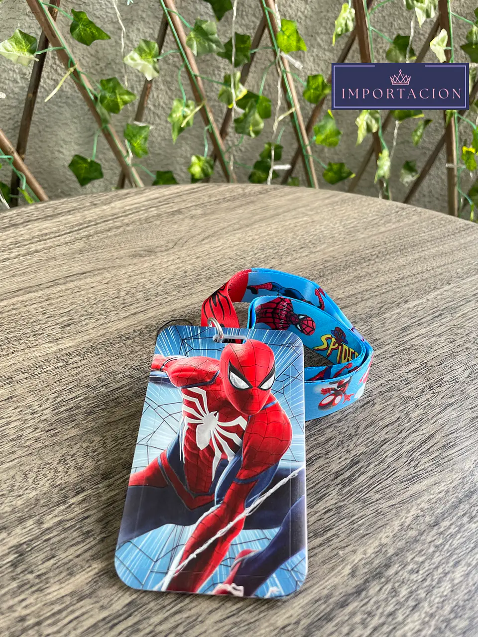Preventa Portacredencial Vertical + Lanyard Spiderman 1