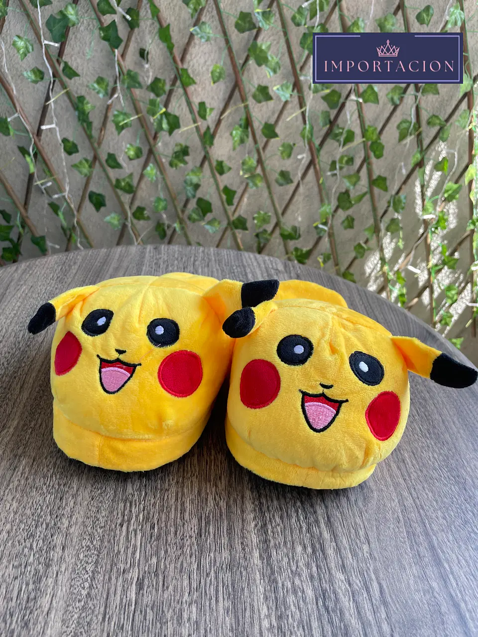 Preventa Pantuflas Abiertas Pokemon Pikachu 1