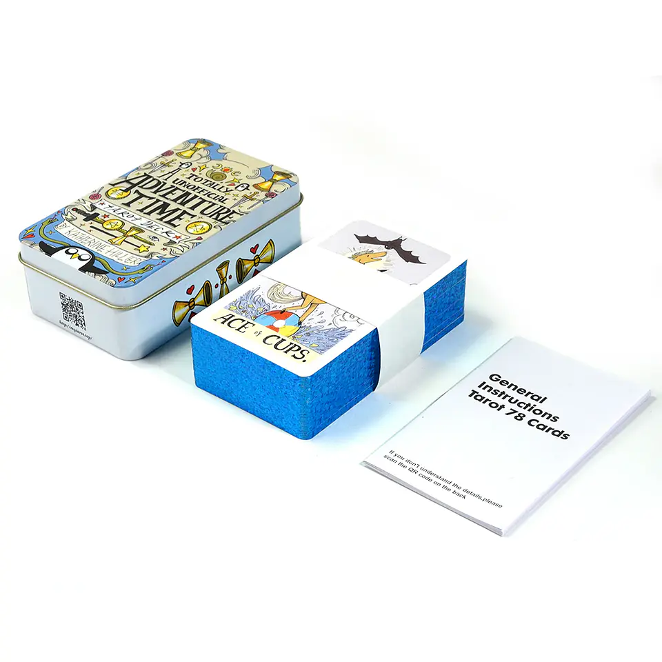  Preventa Cartas Tarot Hora de Aventura caja de metal 7