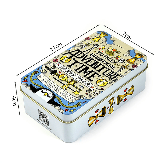 Preventa Cartas Tarot Hora de Aventura caja de metal