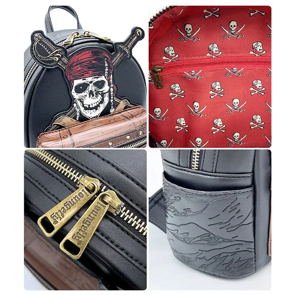 Preventa Mochila Jack Sparrow Piratas del Caribe Loungefly 4