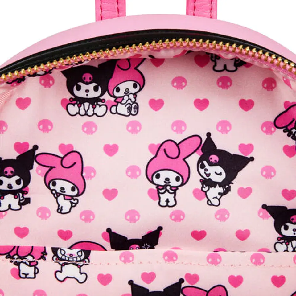 Preventa Mochila My Melody & Kuromi San Rio Loungefly 5